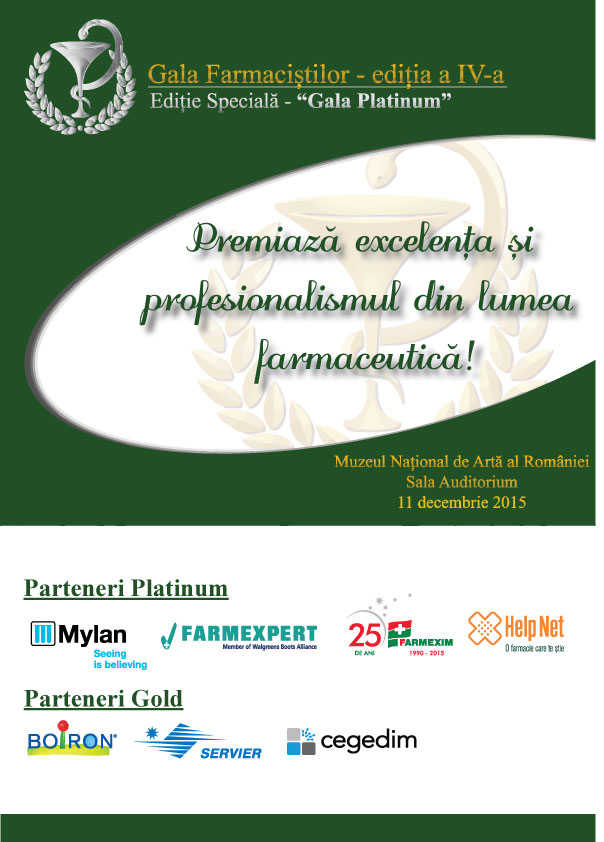 Gala Farmacistilor 2015